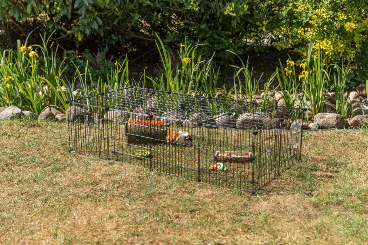 Außenlauf mit Überdachung